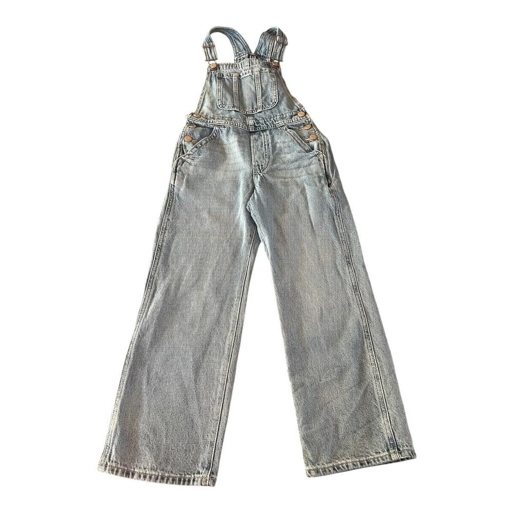 GAP Denim Classic Light Wash Overalls – Kids Size 8 (M)